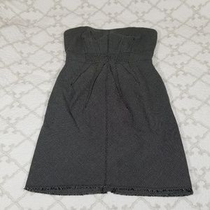 Silence + Noise Black Strapless Mini Dress